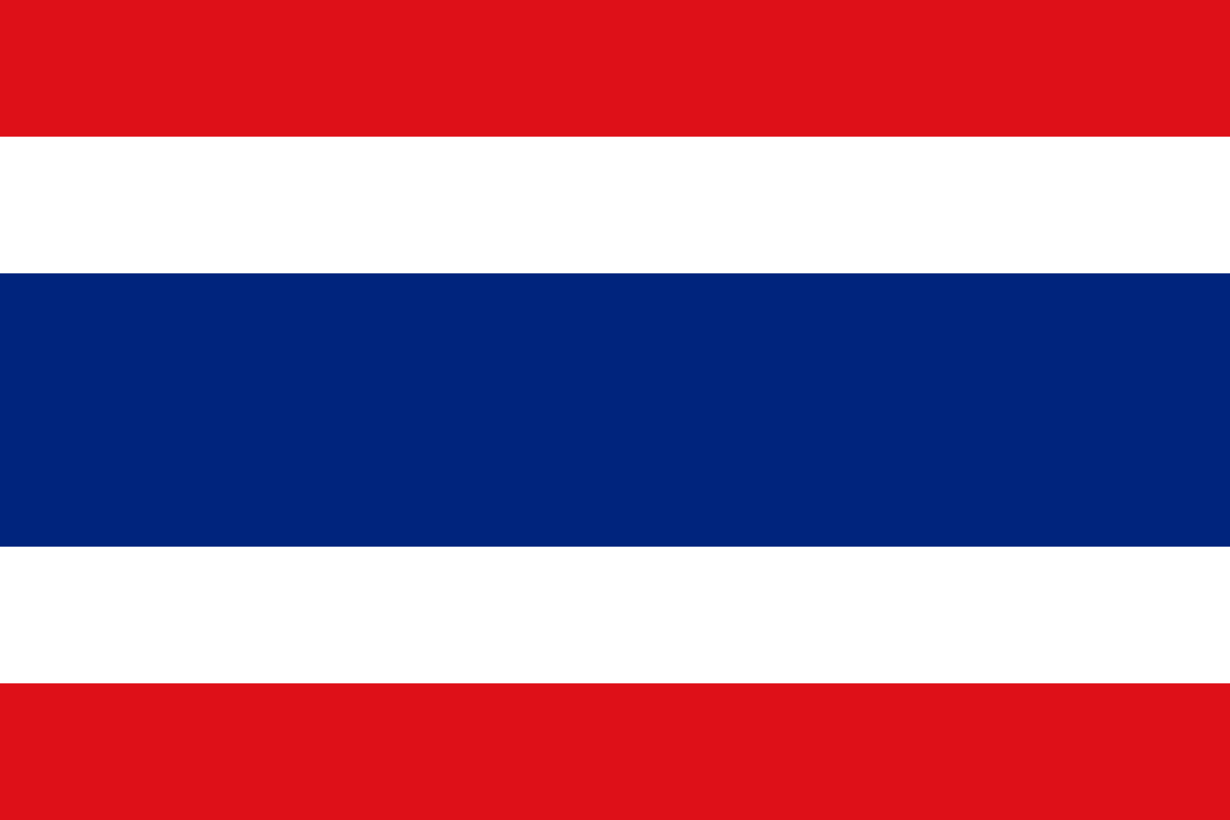 the image shows the thai flag