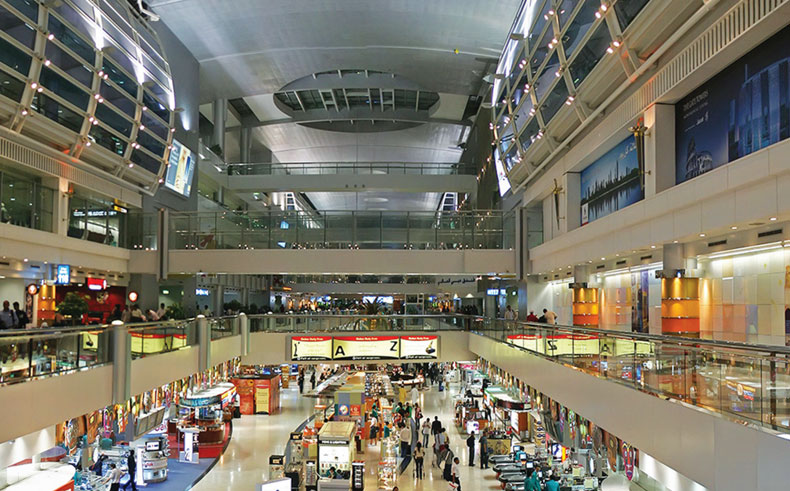 Interior of Dubai International Airport