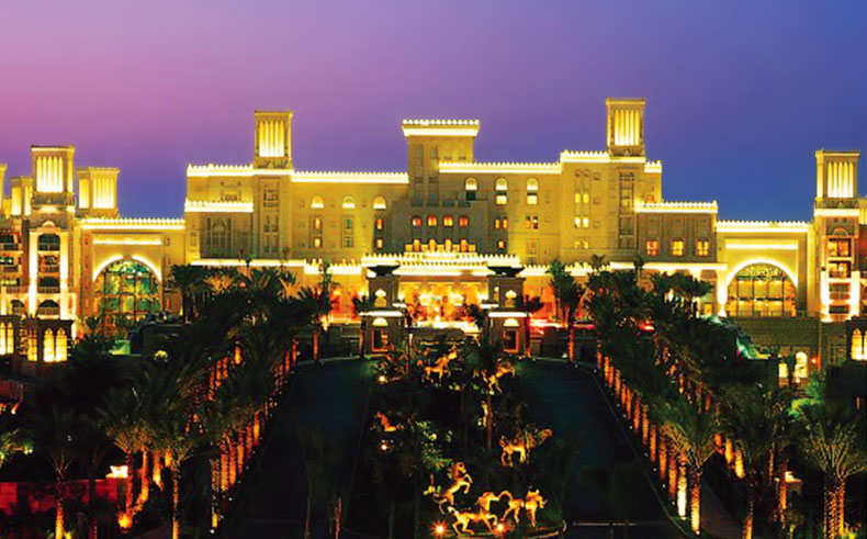 Night Photography of Madinat Jumeirah in Dubai